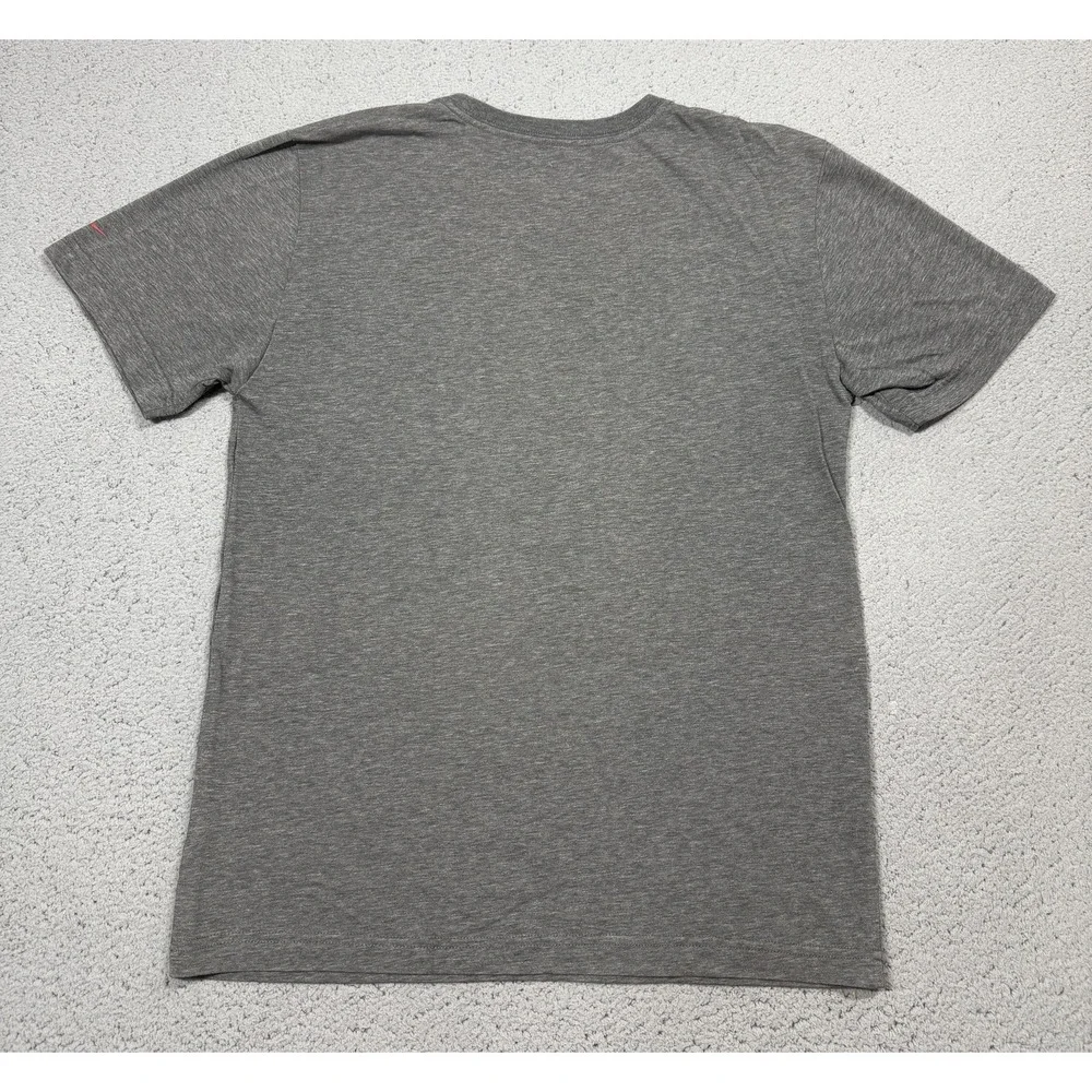 Nike LeBron 6 Shirt Mens Small Gray Dri-FIT He Who Conquers Graphic Tee Tagless